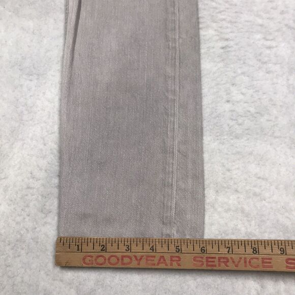 ALLSAINTS Double Cigarette Jean Men 28x28 Gray Button Fly Skinny Slim - Picture 10 of 15